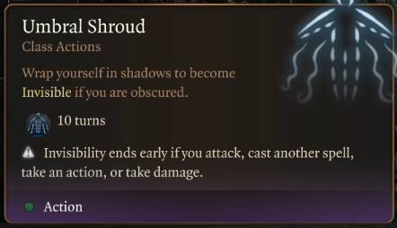 Baldur's Gate 3 Class Guide Ranger - Umbral Shroud