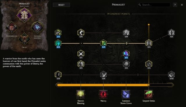 Primalist Passive Skill Tree