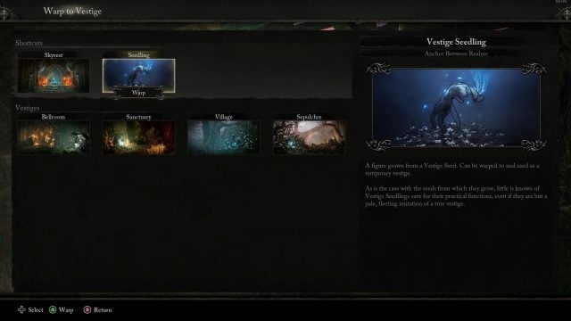 Lords of the Fallen - Vestige Seedling