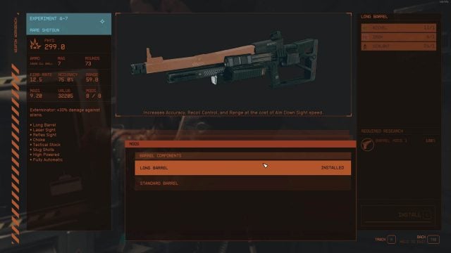 Weapon Mods - Long Barrel