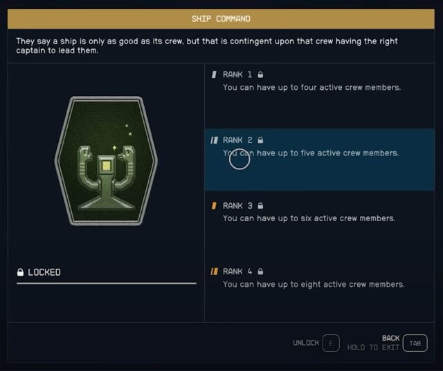 Starfield Skill Guide - Ship Command