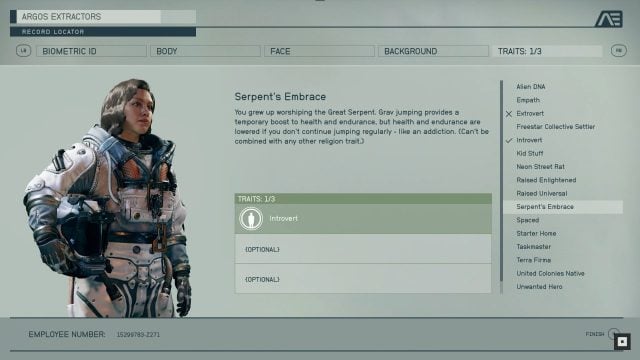 Starfield Beginner Guide Traits